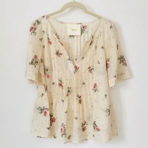 Anthropologie Maeve blouse size 2